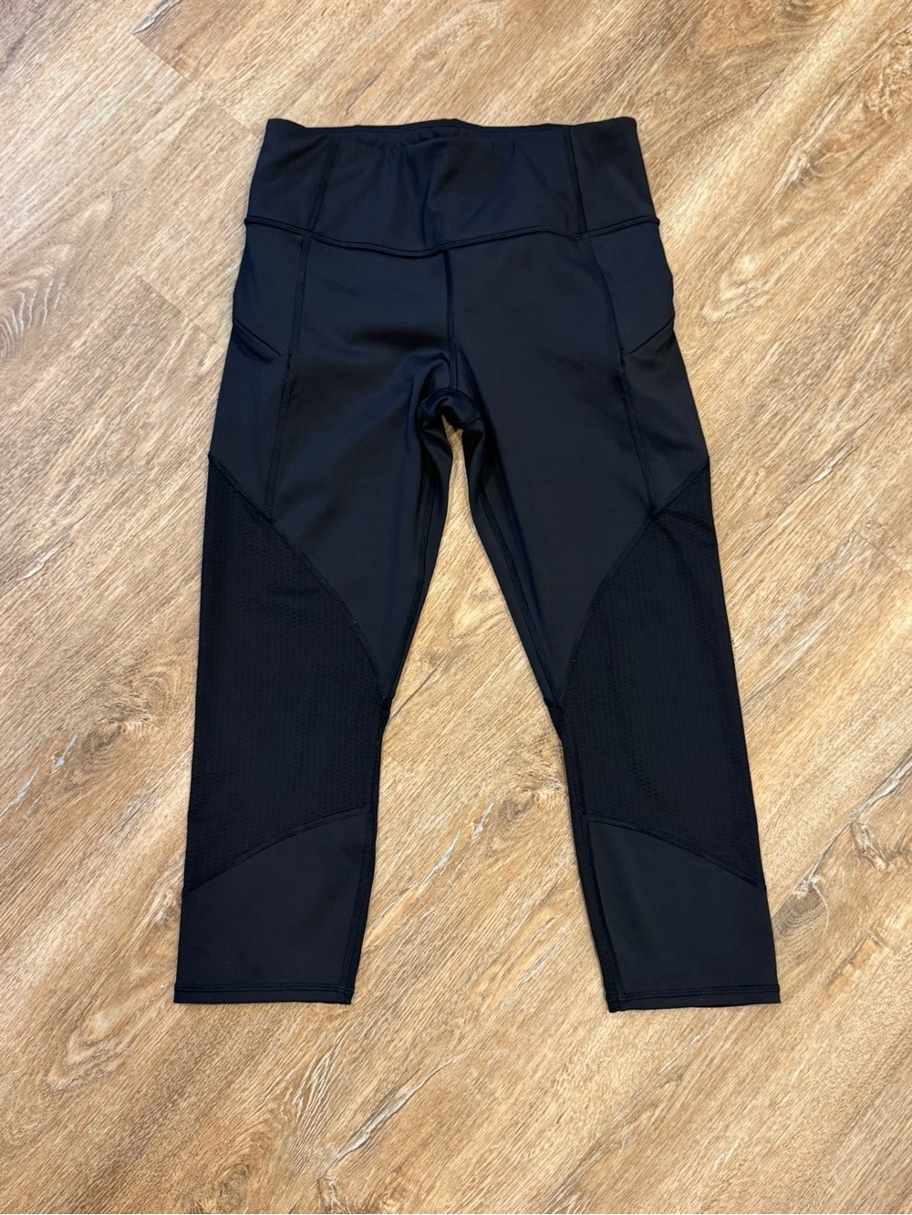 Athleta Black Seam-Detail Performance Leggings